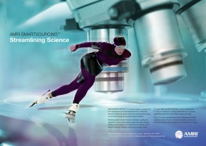 ice skater advert